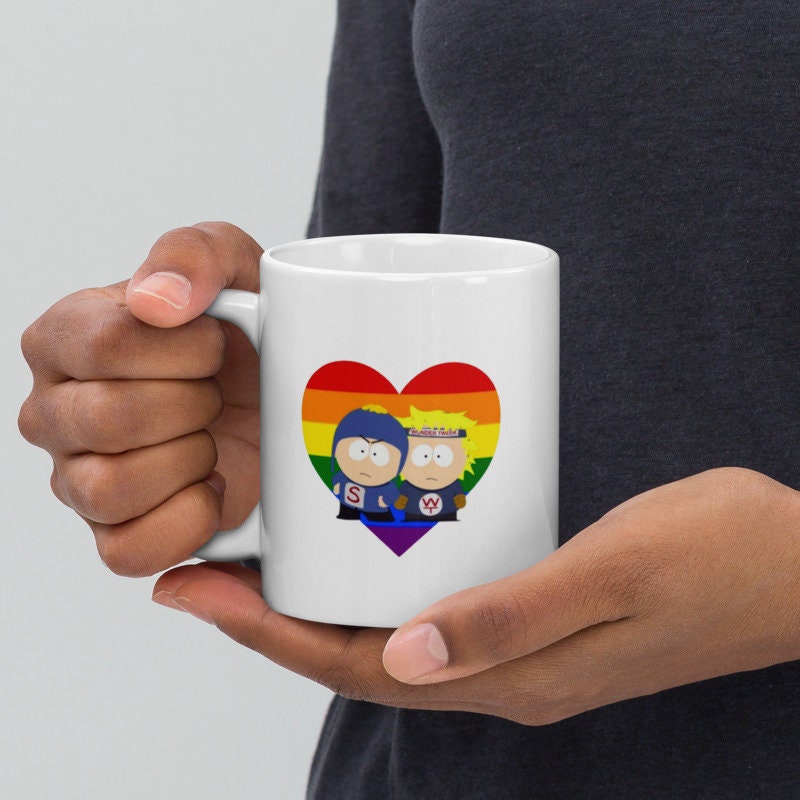 southpark butters and stan marsh ,handmade southpark mug,southpark gifts,cartman mug,90s cartoon mug,southpark cup gift