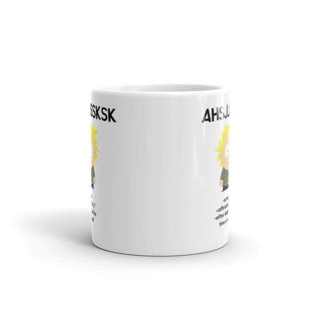 southpark name meme ahsjjjjjk -southpark gifts,handmade southpark mug,southpark cup ,90s cartoon mug