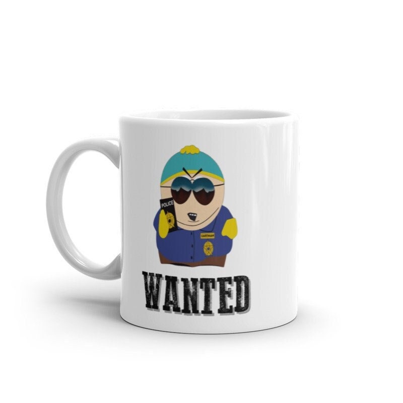 eric cartman wanted ,-southpark mug gifts
