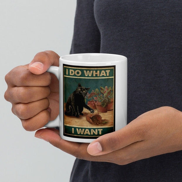 i do what i want black cat, what Black Cat black cat coffee,11oz coffee mug cat lover Gifts ,gift for cat owner