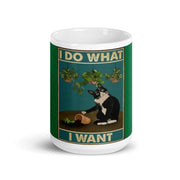 i do what i want black cat, retro black  cat ,what Black Cat black cat coffee,11oz coffee mug cat lover Gifts ,gift for cat owner