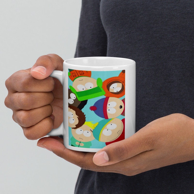 southpark   -viva la gomez,handmade southpark mug,southpark gifts,cartman mug,90s cartoon mug,southpark cup gift
