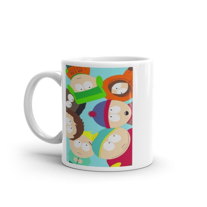 southpark   -viva la gomez,handmade southpark mug,southpark gifts,cartman mug,90s cartoon mug,southpark cup gift