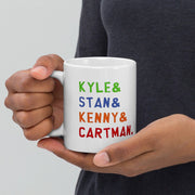 southpark  -name of characters handmade southpark mug,southpark gifts,southpark  mug,90s cartoon mug,southpark cup gift