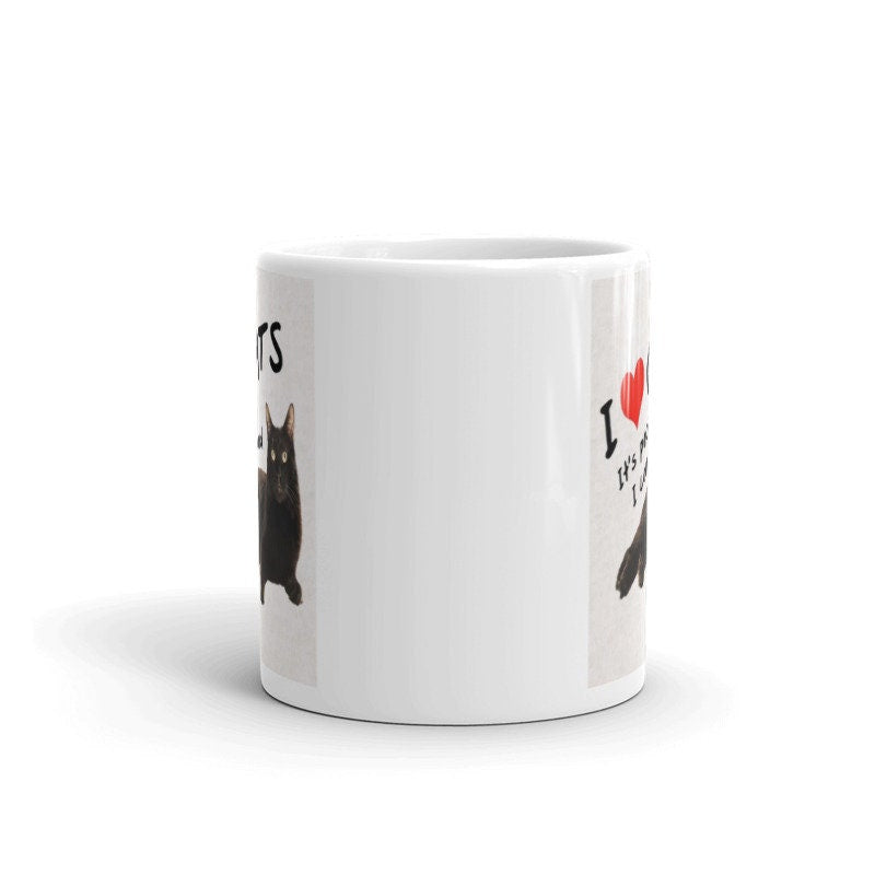i love cats its people i cant stand  ,retro black cat ,Black Cat coffee, cat lover Gifts ,gift for cat owner