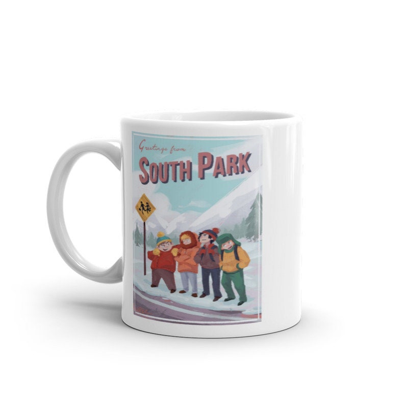 southpark comic page book image  , southpark mug,southpark gifts,cartman mug,90s cartoon mug,coffee mug gifts