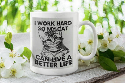 sorry i cant i have plans with my ,cat ceramic  mug ,black cat coffee  gift ,handmade  cat mug ,idea for cat owners -lovers