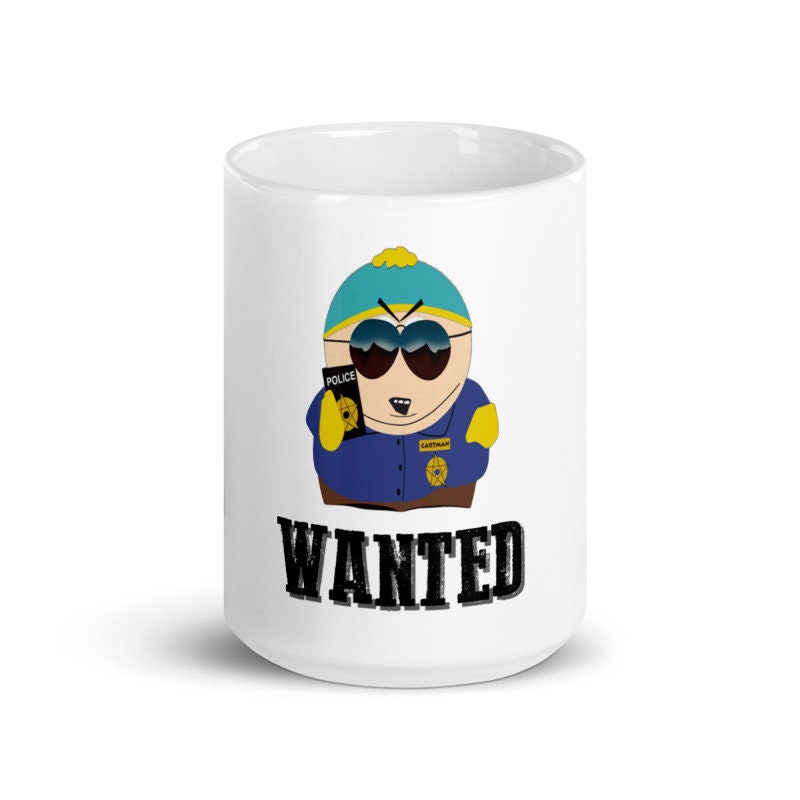 eric cartman wanted ,-southpark mug gifts