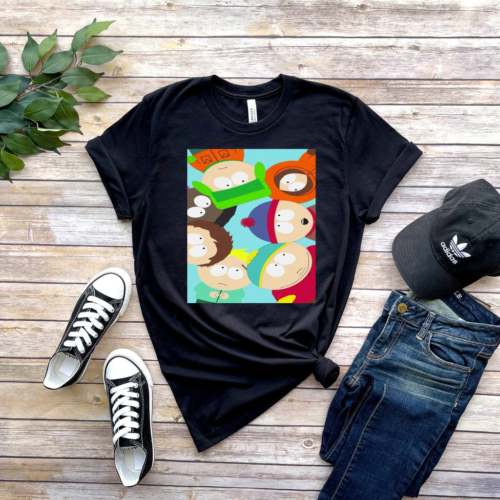 south park   shirt , animated cartoon,90s t shirt , southpark merch gifts