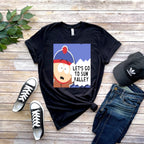 stan marsh lets go to sun valley  , southpark t shirt , animated cartoon,90s t shirt ,gift for fans of southpark,cartman t shirt