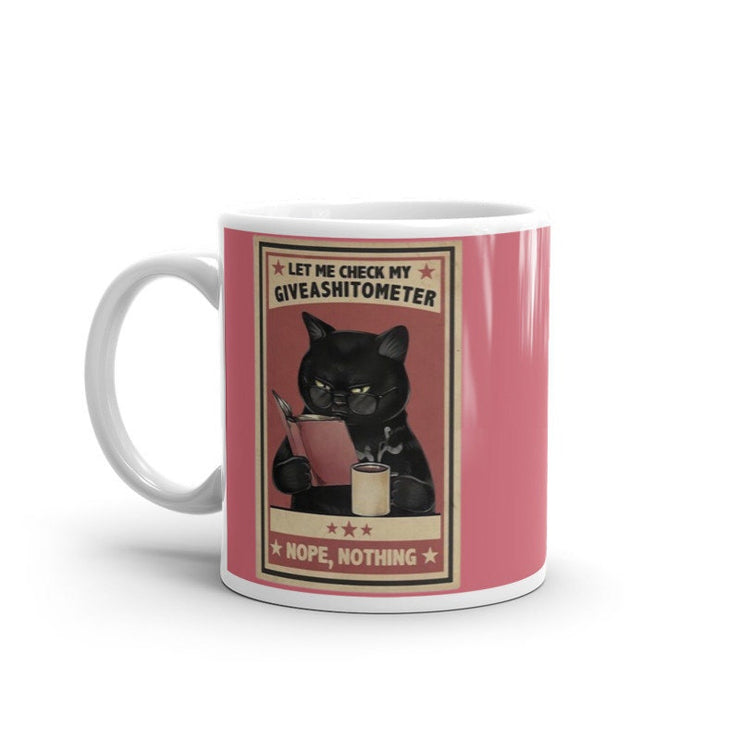 smoking black cat let me check my giveashitometer,retro black cat ,smoking black cat,Black Cat coffee, cat lover Gifts ,gift for cat owner