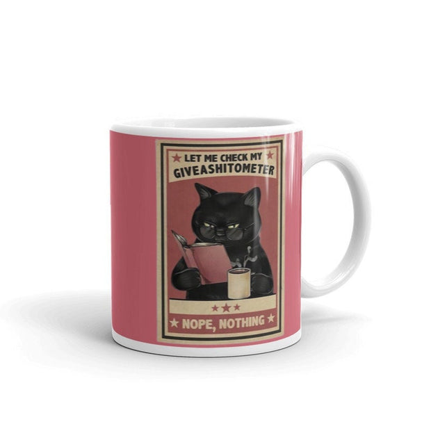 smoking black cat let me check my giveashitometer,retro black cat ,smoking black cat,Black Cat coffee, cat lover Gifts ,gift for cat owner