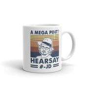 hearsay maybe  Johnny depp mug ,justice for Johnny,funny Johnny Depp nug  ,johnny hearsay papers ,johnny dep fan gift mug