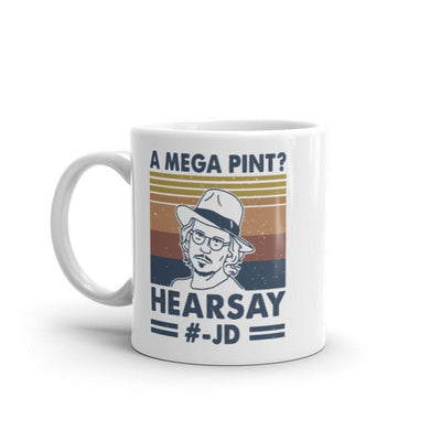 hearsay maybe  Johnny depp mug ,justice for Johnny,funny Johnny Depp nug  ,johnny hearsay papers ,johnny dep fan gift mug