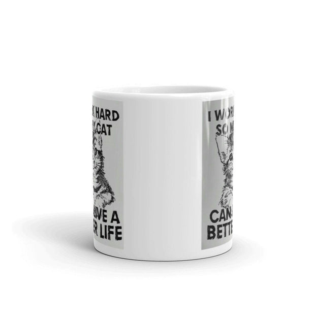 sorry i cant i have plans with my ,cat ceramic  mug ,black cat coffee  gift ,handmade  cat mug ,idea for cat owners -lovers