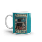 sewing beacuse murder is wrong ,retro black cat ,smoking black cat,Black Cat coffee, cat lover Gifts ,gift for cat owner