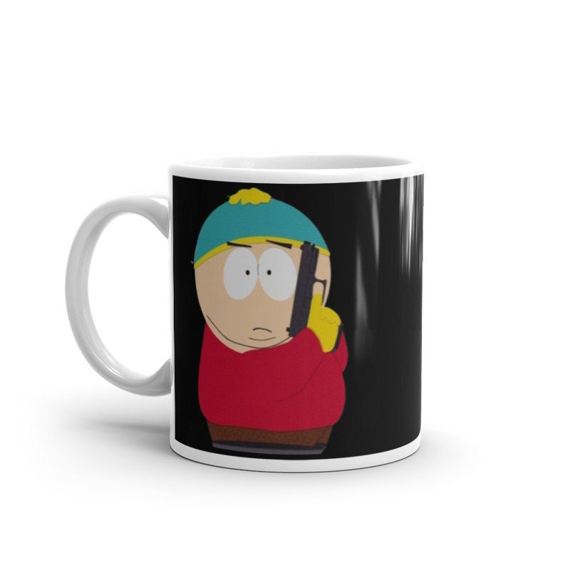 secret agent ,handmade southpark mug,southpark gifts,