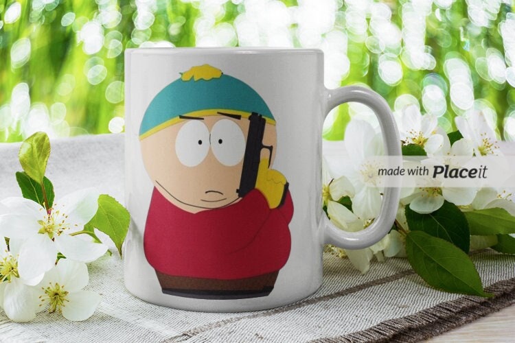 secret agent ,handmade southpark mug,southpark gifts,