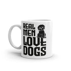 really men love dogs  , ceramic  dog mug, gift idea for dog lovers, handmade dog mug ,i like dogs more than people