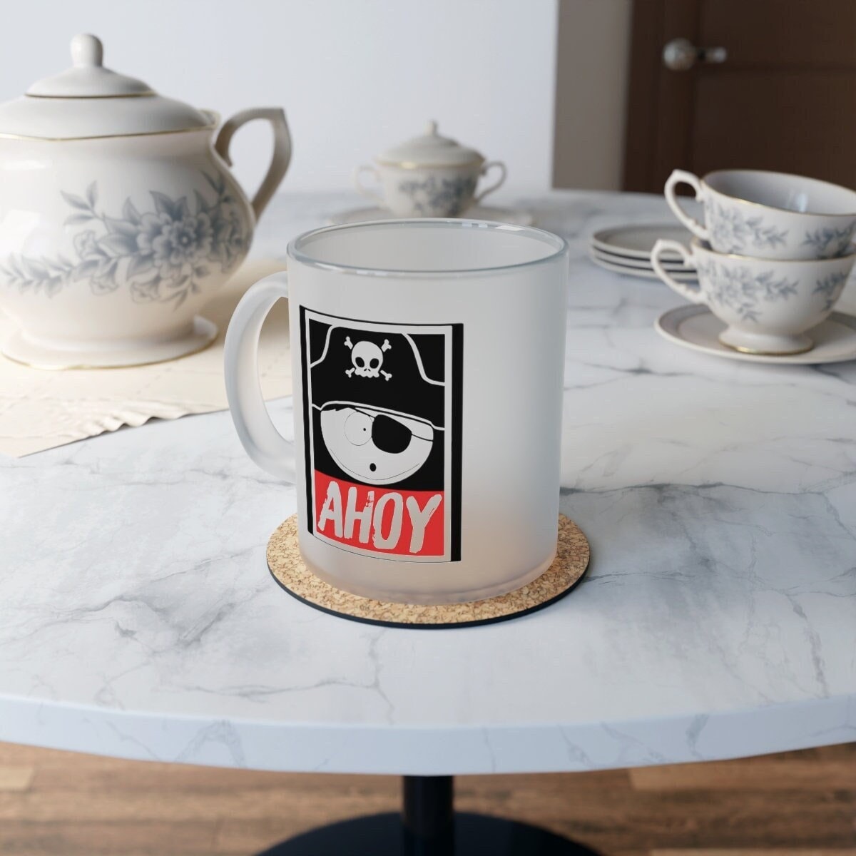 eric cartman ahoy mug  -southpark gifts,handmade southpark mug,southpark gifts, eric cartman mug,90s mug,ceramic coffee mug