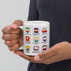 southpark character traits meme ,handmade southpark mug,southpark gifts,cartman mug,90s cartoon mug,southpark cup gift