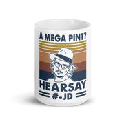 hearsay maybe  Johnny depp mug ,justice for Johnny,funny Johnny Depp nug  ,johnny hearsay papers ,johnny dep fan gift mug