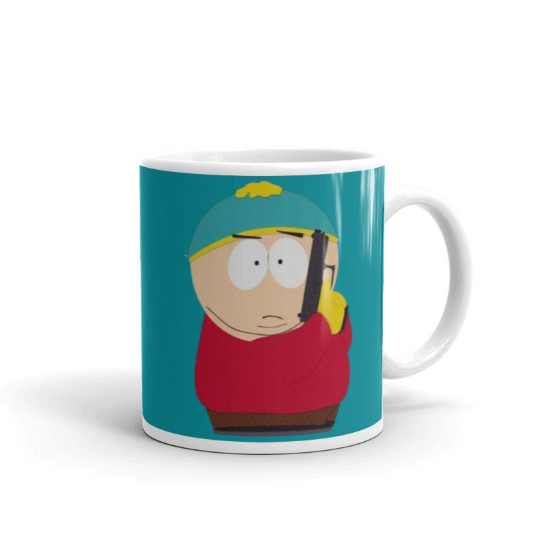 secret agent ,handmade southpark mug,southpark gifts,