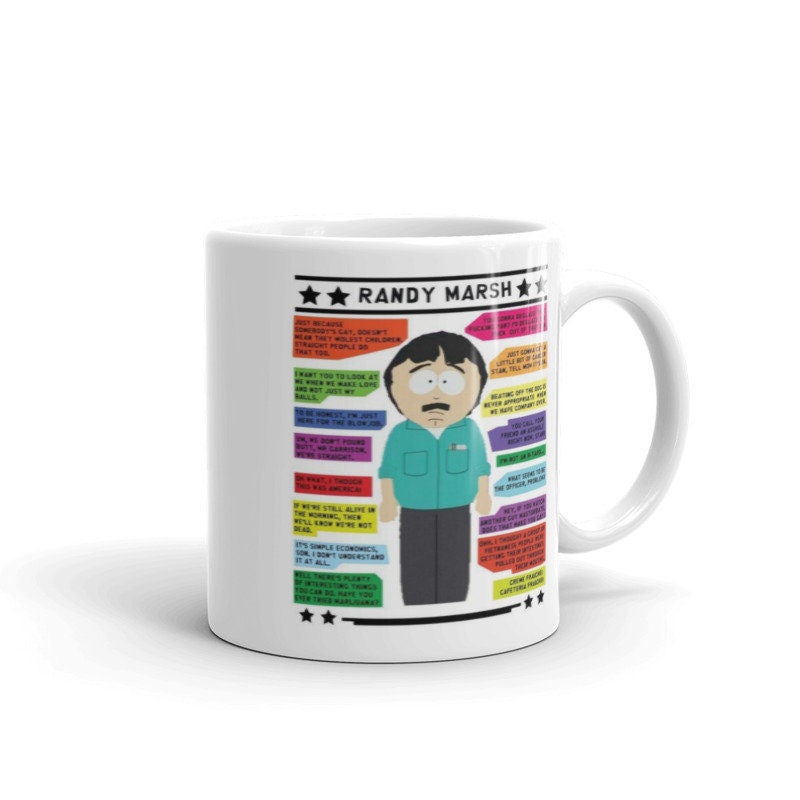 southpark randy marsh  character traits mug