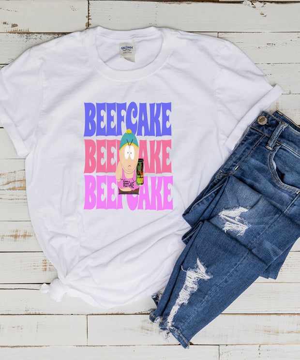 eric cartman -beefcake  , southpark t shirt ,cartman shirt ,southpark clothing , animated cartoon,90s t shirt ,gift for fans of southpark