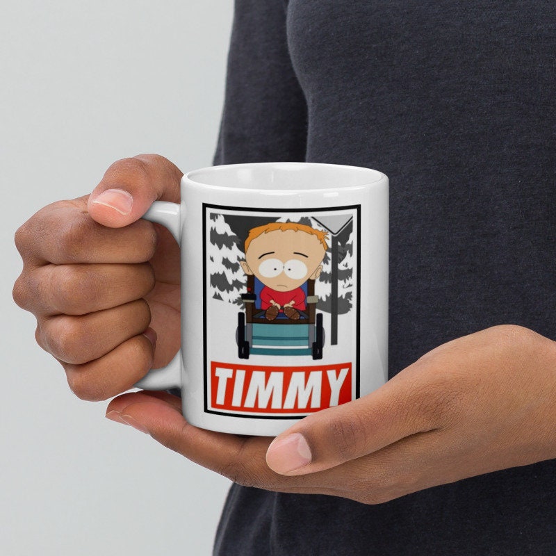 southpark timmy  ,handmade southpark mug,southpark gifts,timmy  mug,90s cartoon mug,ceramic coffee mug