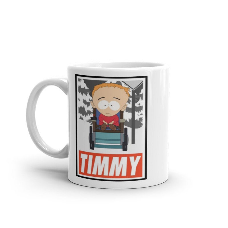 southpark timmy  ,handmade southpark mug,southpark gifts,timmy  mug,90s cartoon mug,ceramic coffee mug
