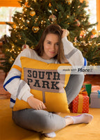 south Park throw  Pillow,kenny mc cornmack  ,Custom South Park Portrait throw  Pillow, kenny mc cornmack Pillow,South Park Gift