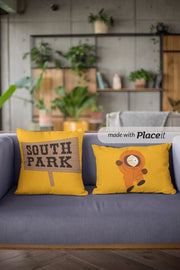 south Park throw  Pillow,kenny mc cornmack  ,Custom South Park Portrait throw  Pillow, kenny mc cornmack Pillow,South Park Gift
