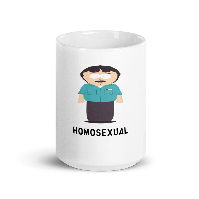southpark randy marsh homosexual ,handmade southpark mug,southpark gifts,marsh  mug,90s coffee mug,ceramic mug gifts