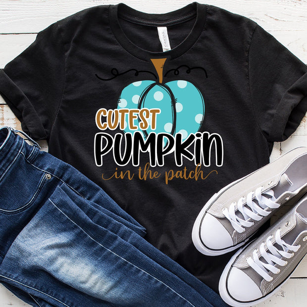 cutest pumpkin in the patch ,Halloween Shirt,pumpkin skirt , Funny Halloween Shirt, Halloween pumpkin  Halloween Gift,