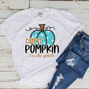 cutest pumpkin in the patch ,Halloween Shirt,pumpkin skirt , Funny Halloween Shirt, Halloween pumpkin  Halloween Gift,