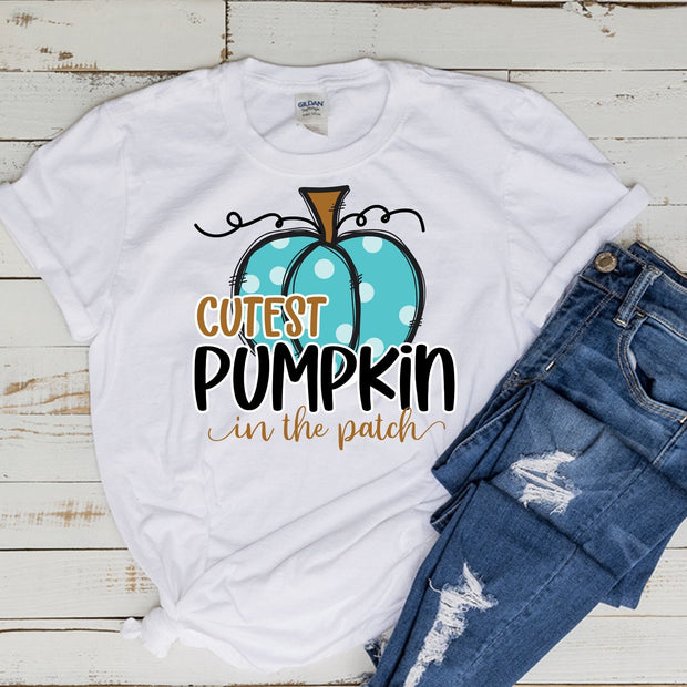 cutest pumpkin in the patch ,Halloween Shirt,pumpkin skirt , Funny Halloween Shirt, Halloween pumpkin  Halloween Gift,