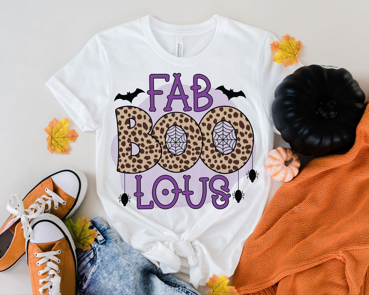 fab Boo Lous Shirt, Fabulous Shirt,Boo Shirt, Halloween Shirt, Halloween Costumes, funny Halloween Tee,halloween leopard print shirt