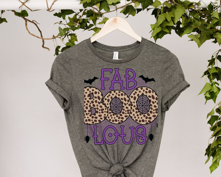 fab Boo Lous Shirt, Fabulous Shirt,Boo Shirt, Halloween Shirt, Halloween Costumes, funny Halloween Tee,halloween leopard print shirt