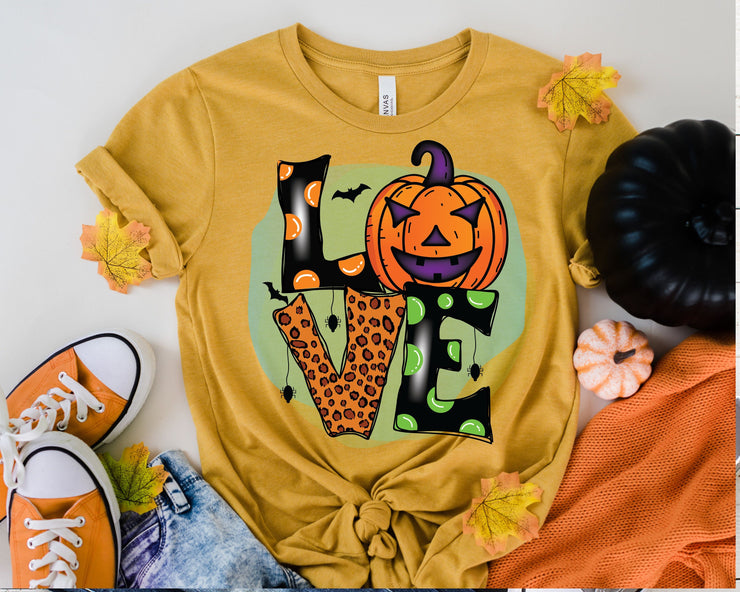 halloween love ,Halloween Shirt, pumpkin halloween shirt , Funny Halloween Shirt, Halloween Tee Halloween Gift, halloween fall