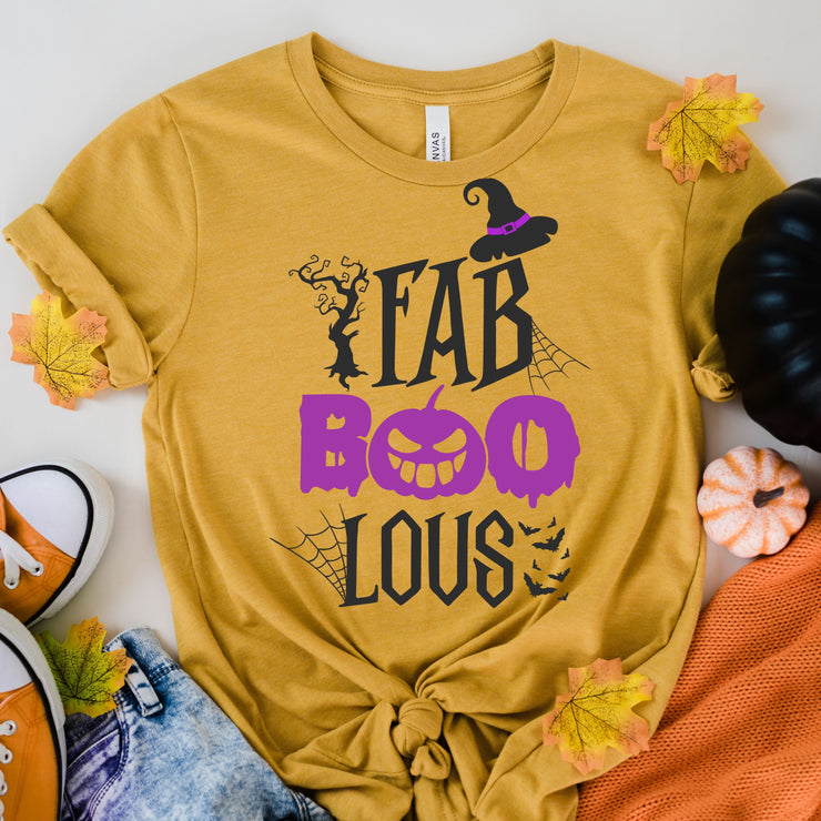 Fab Boo Lous Shirt, Fabulous Shirt,Boo Shirt, Halloween Shirt, Halloween Costumes, Halloween Tees,leopard print