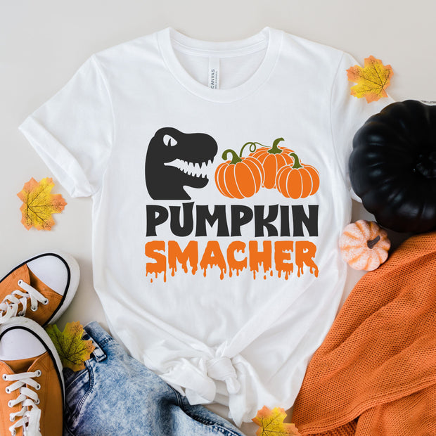 halloween Pumpkin  smacher shirt, Pumpkin Shirt, Halloween Tshirt, Kids Halloween T shirt, autumn shirt   Season Shirt