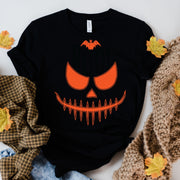 halloween Pumpkin shirt, Pumpkin face Shirt, Halloween pumpkin ,  smiling Pumpkin  face  Shirt, halloween tee gift