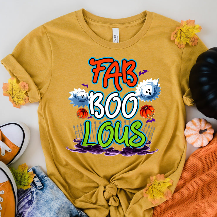 Fabulous Shirt, fab Boo Lous Shirt, Boo Shirt, Halloween Shirt, ghost shirt , halloween Tee,halloween gift