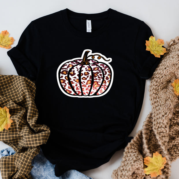 halloween pumpkin  shirt, pumpkin tshirt, unisex t  shirt, leopard/cheetah pumpkin shirt haloween costumehalloween gift een ,