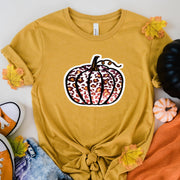 halloween pumpkin  shirt, pumpkin tshirt, unisex t  shirt, leopard/cheetah pumpkin shirt haloween costumehalloween gift een ,