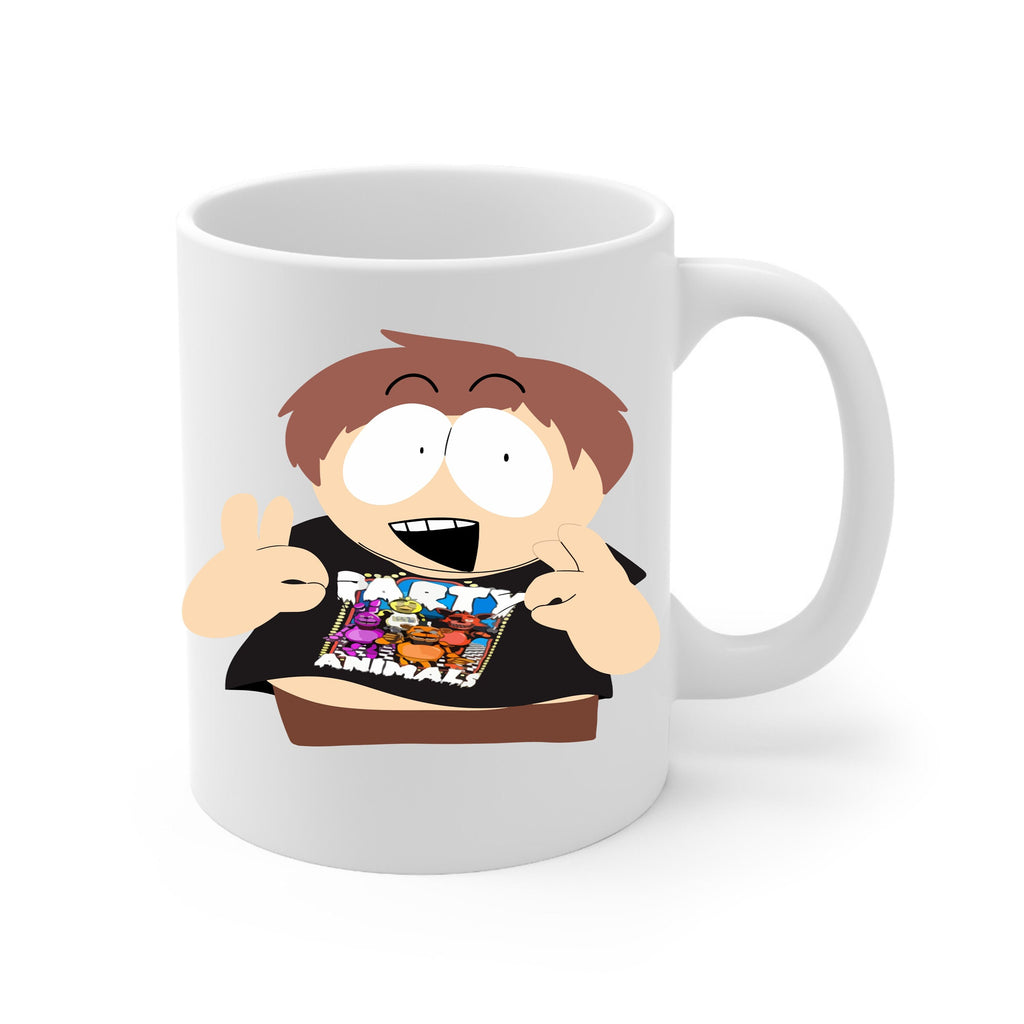 southpark eric cartman party animal  ,handmade southpark mug,southpark gifts,cartman mug,90s cartoon mug,coffee mug gifts