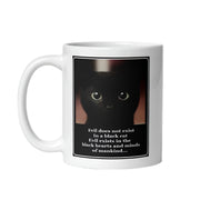 black cat  coffee mug ,retro black cat,Black Cat coffee