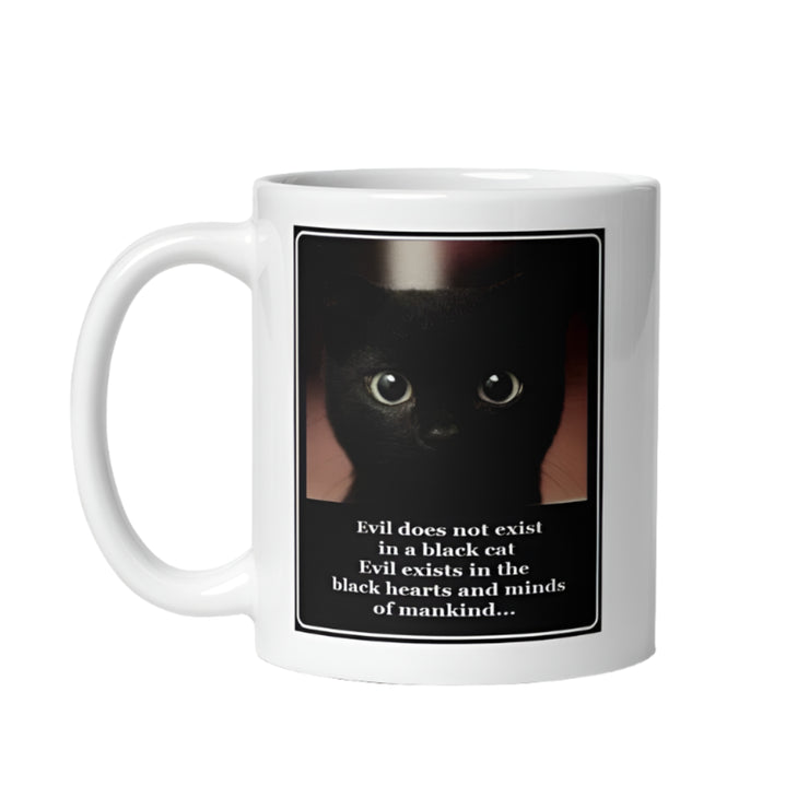 black cat  coffee mug ,retro black cat,Black Cat coffee
