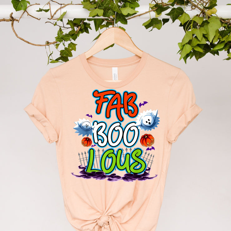 Fabulous Shirt, fab Boo Lous Shirt, Boo Shirt, Halloween Shirt, ghost shirt , halloween Tee,halloween gift